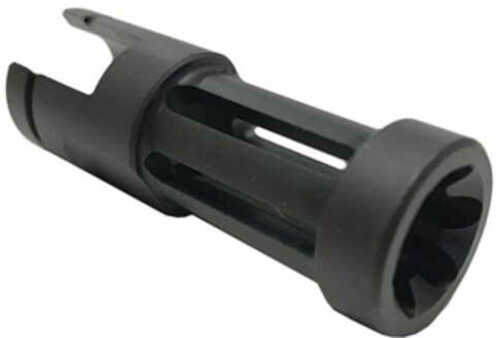 Samson Flash Hider Black Oxide Stainless Steel With 2.50" OAL & .860" Diameter For Ruger 10/22