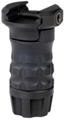 Samson Manufacturing Corp. Vertical Forend Grip Fits Picatinny Rail Matte Finish Black 2.125" Long Grenade Texture 04-06