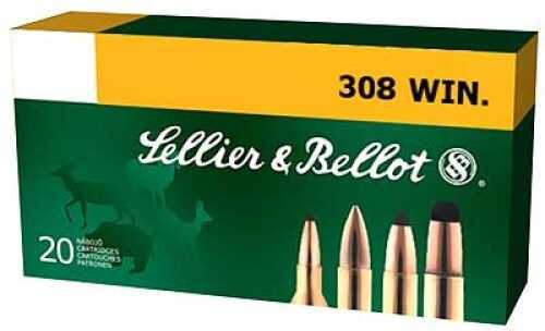 308 Win 180 Grain Soft Point 20 Rounds Sellior & Bellot Ammunition 308 Winchester