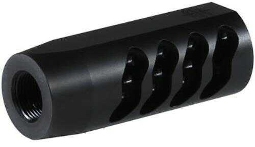 Seekins Precision 0011510039 ATC 308 Win/7.62 NATO Muzzle Brake 5/8"-24 tpi Black Melonite 416 Stainless Steel