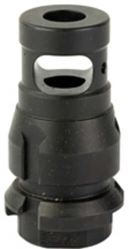 Sons of Liberty Gun Works NOX Muzzle Brake 556NATO/9MM Nitride Finish Black 1/2X28 Fits Dead Air Armament Suppressors an