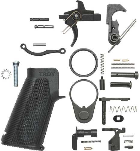 Troy Lower Receiver Parts Kit 556 Nato Black Finish Grip Slwr-556-k0bt-00