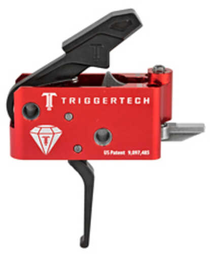 TriggerTech AR15 Diamond Flat Two Stage Black