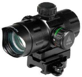 Leapers Inc. - UTG Instant Target Aiming Sight 4.2" Red/Green CQB Dot with Quick Disconnect Mount Black Finish SCP-DS384