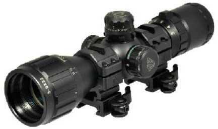 Leapers Inc. - UTG BugBuster Rifle Scope 3-9X 32 1" Red/Green Illuminated Mil-dot Reticle with Rings Black Finish SCP-M3