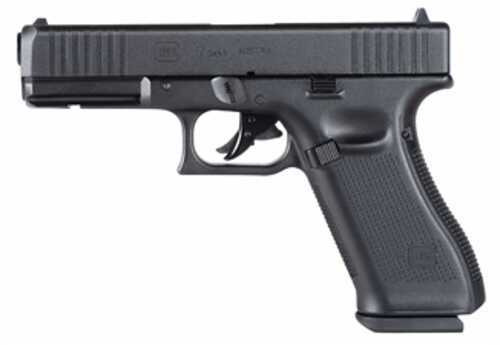 Umarex Glock 17 Semi-automatic Co2 Air Pistol 177 Bb 4.5" Barrel 350 Feet Per Second Matte Finish Black 20 Rounds 225521