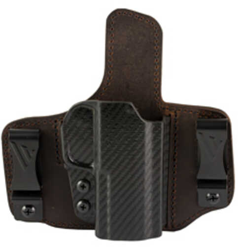 Versacarry Insurgent Deluxe Inside/Outside Waistband Holster Right Hand Fits Sig P365 Macro Distressed Leather and Polym