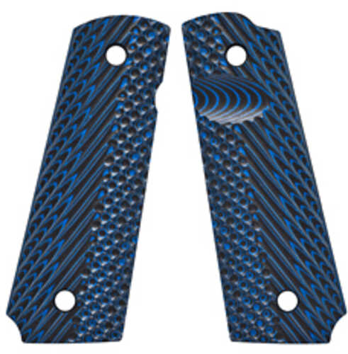 VZ Grips Operator II Pistol Blue/Black Color G10 Fits 1911 Full Size Ambidextrous