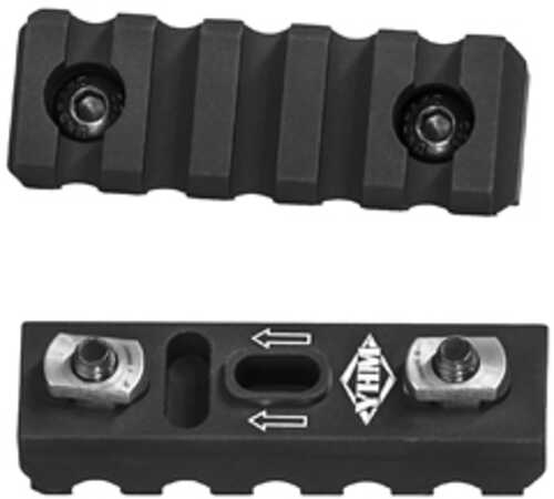 Yankee Hill Machine Co Mlok Continuous Rail Section 2.75" 5 Slot Black Yhm-5400a