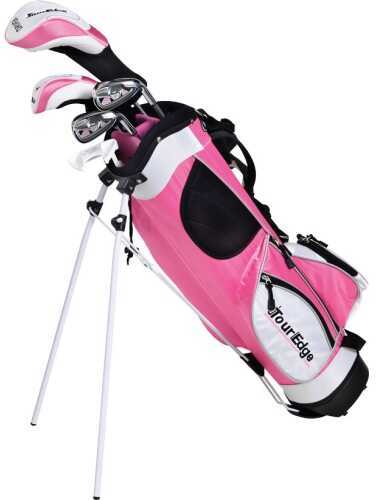 Tour Edge Ht Max-J Junior Girl RH 5X2 Pink Golf Set Age 9-12