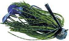 Jewel Football Jig 5/8 Oz Black/ Blue Flash Fj725