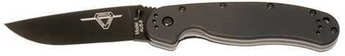 Ontario Knife Co Rat Folding Black Plain Edge