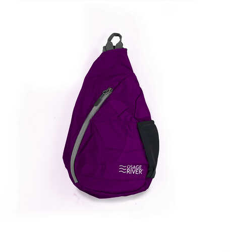 Osage River Taber Sling Bag - Purple/Gray