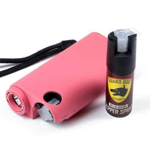 Guard Dog Olympian 3-In-1 Pink Stun Gun/Light/Pepper Spray