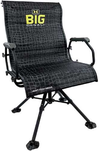 Hawk HWK-3115 Big Denali Blind Chair Folding Black Mesh