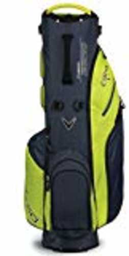 Callaway Fusion Zero Stand Bag - Titanium/Neon Yellow/Black