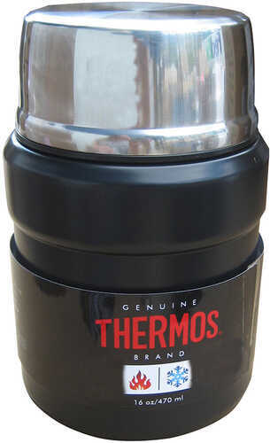 Thermos 16oz Stainless Steel Food Jar w Folding Spoon Black