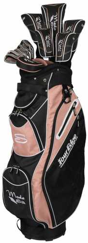 Tour Edge Moda Silk Womens Golf Set Black Rose Gold Rh