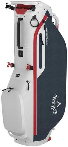 Callaway 2024 Fairway C Golf Stand Bag White Navy Red