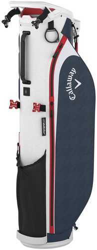 Callaway 2024 PAR 3 Golf Stand Bag White Navy Red