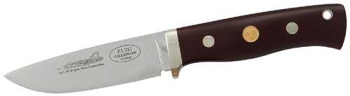 Fallkniven F1L Fixed Blade 3.9 in Satin Maroon Micarta