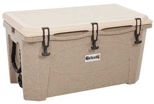 Grizzly 75 Sandstone/Tan Tailgating Cooler