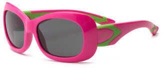 Real Kids Cherry Pink/Lime Green Flex Fit Smoke Lens 7+