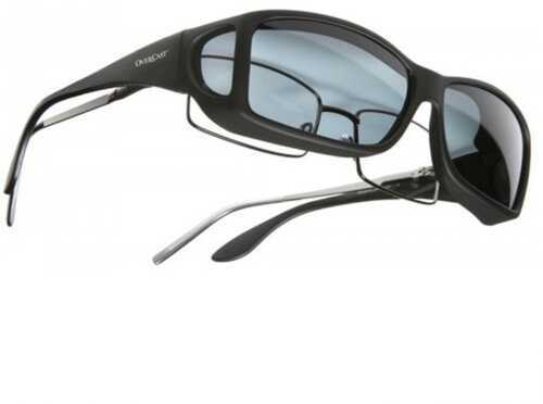 OverxCast Polarized Black M Gray Prescription Sunglass