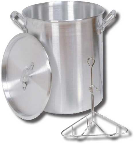 King Kooker #30PK- 30 Qt. Aluminum Turkey Pot - Rack - Lid