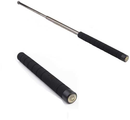 Guard Dog X-Series 17in Heavy Duty Metal Baton Silver