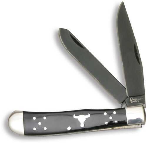 Cattleman Trapper 3.25 in Blade Black Delrin Handle