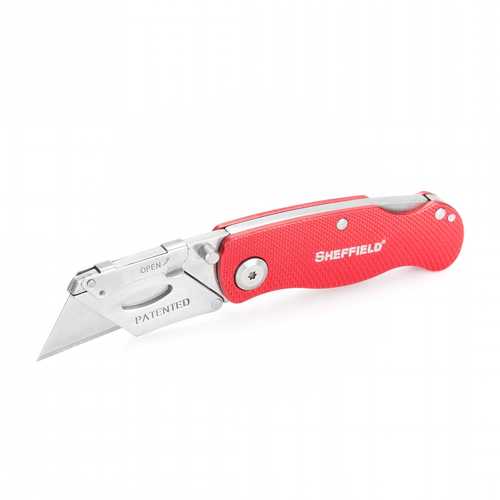 SHEFFIELD Lock Back Ult UTIL Knife Red