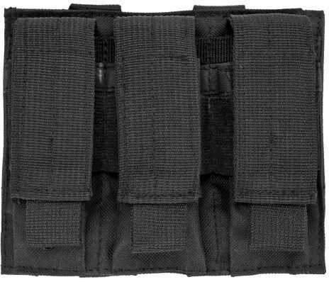 NCStar CVP3P2932B Triple Mag Pouch Double Stack Nylon Black