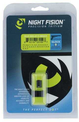 Night Fision GLK004013WGZ Sight Set Square Suppressor Height for Glock 17/17L/19/22-28/31-35/37-39 Green Tritium w