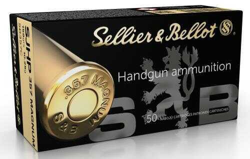 357 Mag 158 Grain Jacketed Hollow Point 20 Rounds Sellior & Bellot Ammunition 357 Magnum