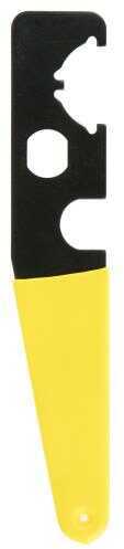 TacFire TL006 AR15 Armorer's Wrench Yellow Rubber Handle Black Steel