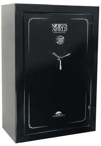 Sports Afield Preserve Gun Safe Electronic 59" H x 40" W x 22" D (Exterior) Steel Black Gloss