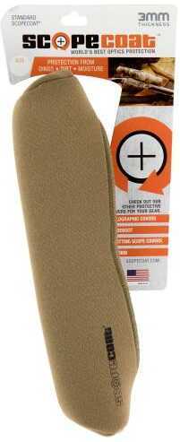 Sentry 10SC05CB Scopecoat Cover 10.5"x30mm Medium Slip On Neoprene/Nylon Laminate Coyote Brown