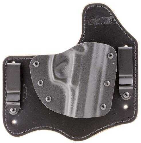 Homeland HLHSWMPSHIEL Hybrid S&W MP Shield 3" Barrel Leather Blk