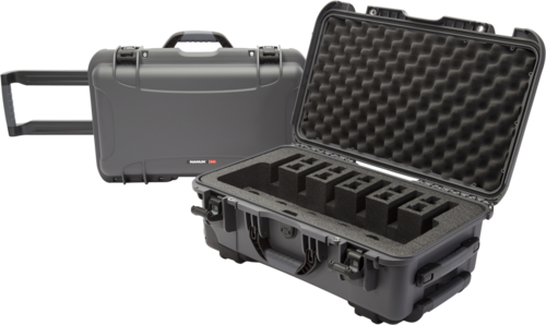 NANUK (PLASTICASE Inc)  935 6 Up Pistol Case With Foam Graphite Polyethylene