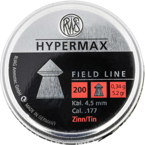 RWS/Umarex 2317421 HyperMax 177 Pellet 200 Per Tin