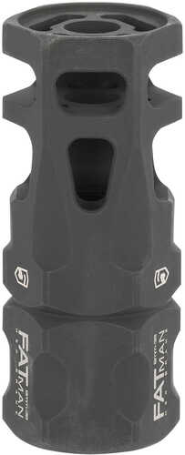 Phase 5 AR-15 Fatman Hex Brake 9mm Luger/7.62x39/6.8mm Threaded 1/2x36 Matte Black Finish