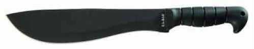 Ka-Bar 1248 Cutlass Machete 11" SK5 Thermoplastic Rubber Black Hndl w/Curdura Sheath Blk