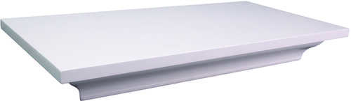 Lockdown 1117247 In-Plain-Sight Shelf White Wood Holds 2 Handguns