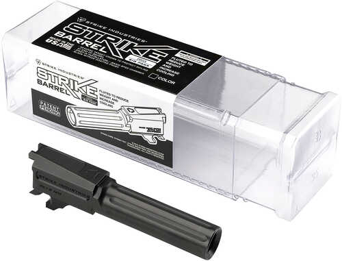 Strike Industries Replacement Barrel 9mm Luger 3.10" Fluted Black Nitride For Sig P365