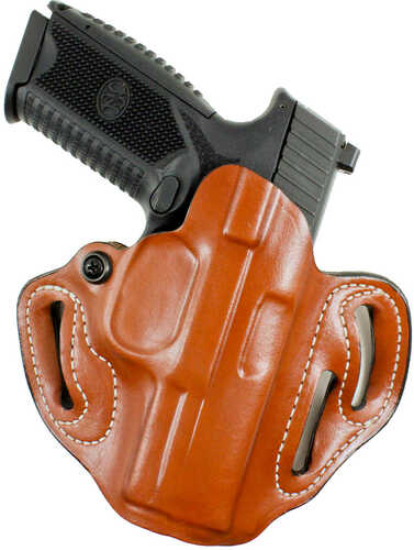 Desantis Gunhide 002ta8wz0 Speed Scabbard Owb Tan Leather Belt Slide Fits Springfield Prodigy W/wo Red Dot 5" Barrel