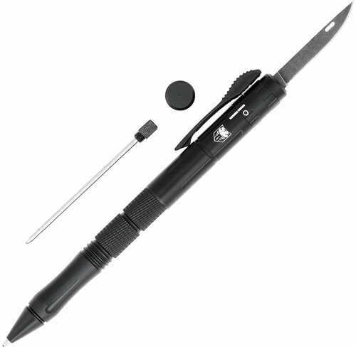 Cobratec Knives Black Cncotfpswdns Tactical Pen California Compliant 1.75" Otf Plain Stainless Steel Blade