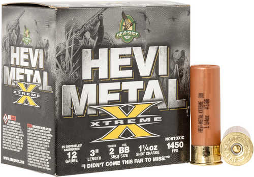 HEVI-Shot HS38188 12 Gauge 3" BB Tungsten / Steel Shot 21-1/4 oz 1450 fps 5 Rounds