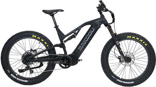 Bakcou E-bikes B-sc19-b-b21 Scout Large Matte Black 19" Frame, 11 Speed Sram Nx, 11-42t Rear Cassette Bafangultra Mid-dr