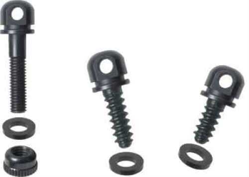 Outdoor Connection BO5 Swivel Accessories 7/8"MacScrew; 1/2" & 3/4" WdScrewBase3Spacers Black Steel